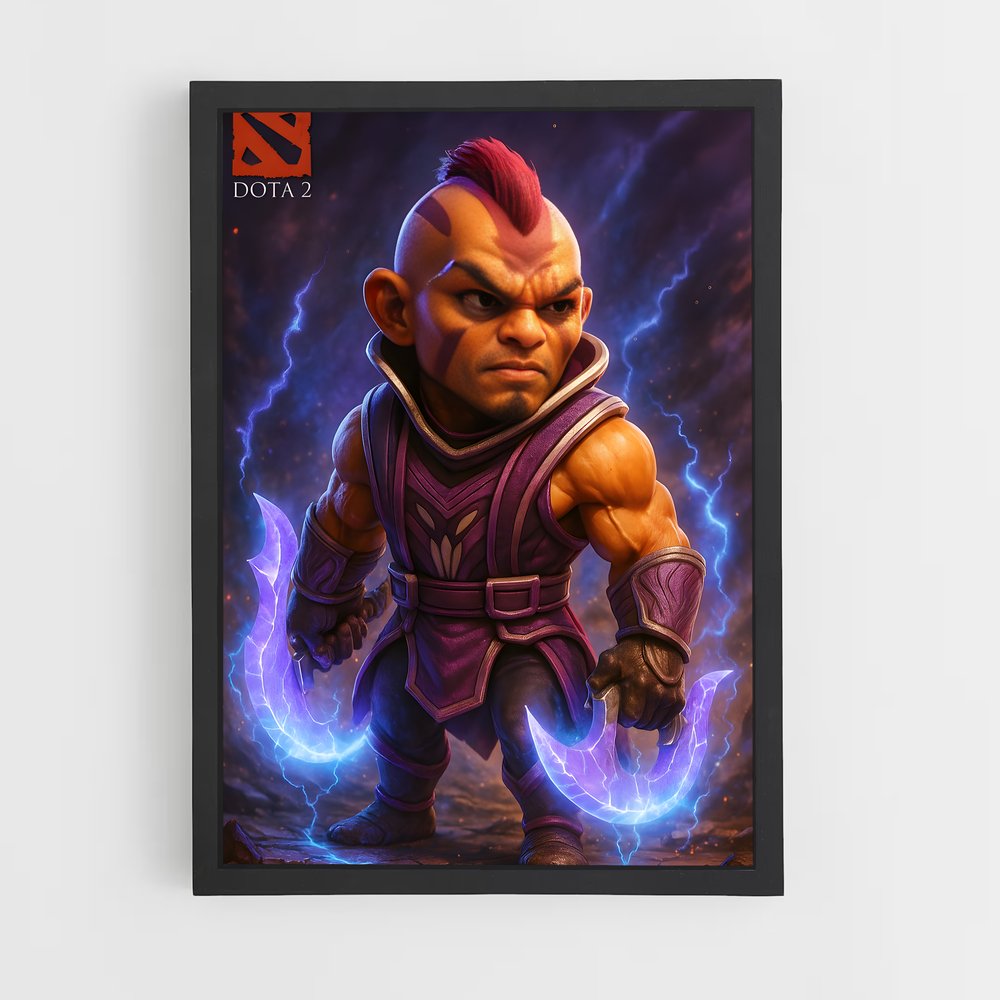 Poster Foudre Mystique – affiche Dota (vue 2)
